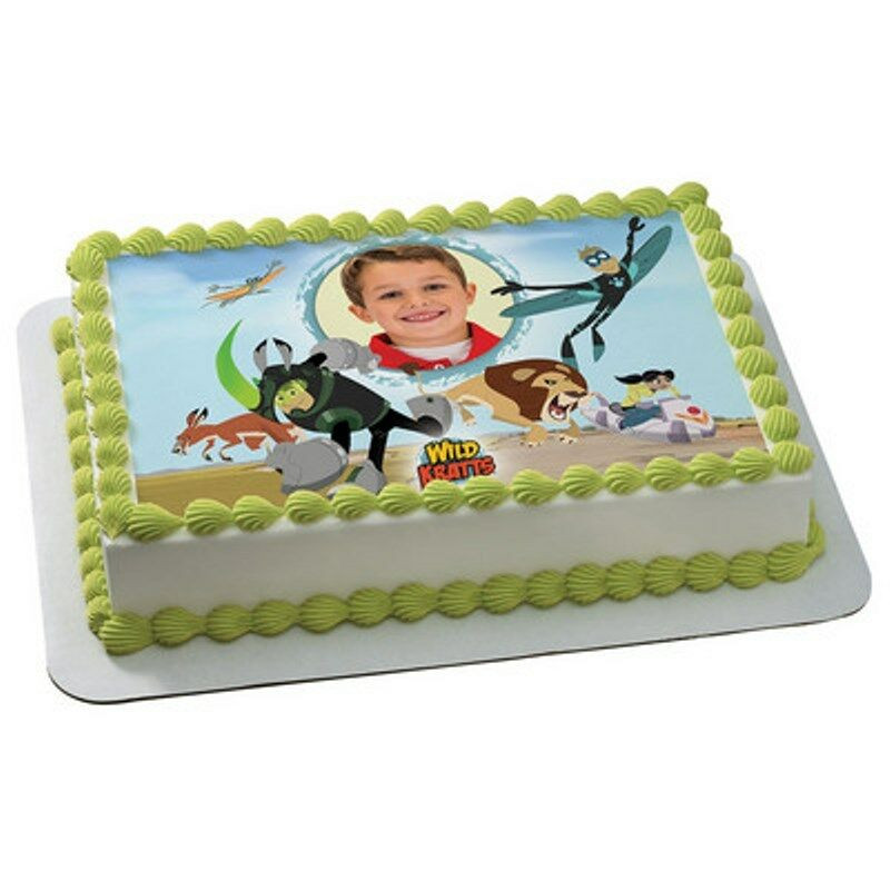 Wild Kratts Birthday Cake
 Wild Kratts Birthday Edible Frame Cake Topper