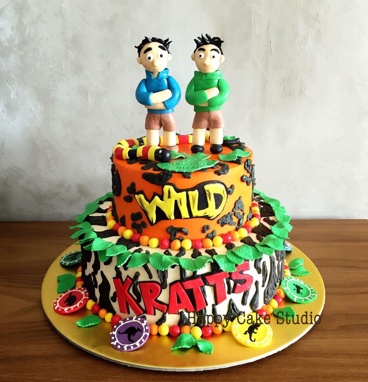 Wild Kratts Birthday Cake
 Wild Kratts Cake for Nitai’s 4th Birthday