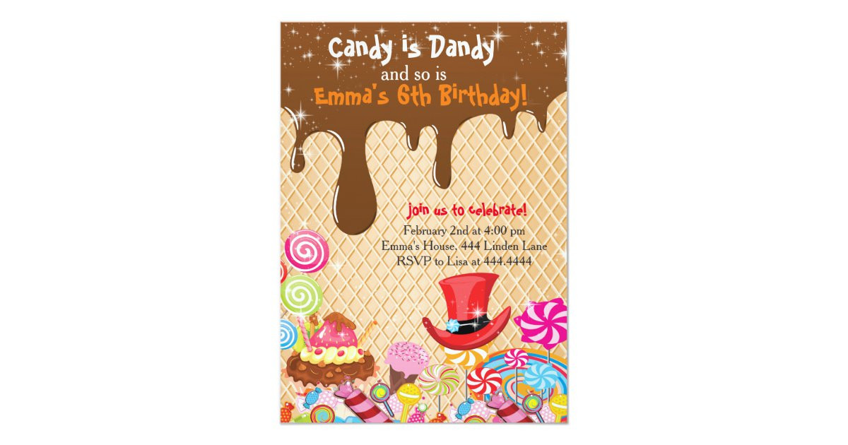 Willy Wonka Birthday Invitations
 Willy Wonka Birthday Invitations