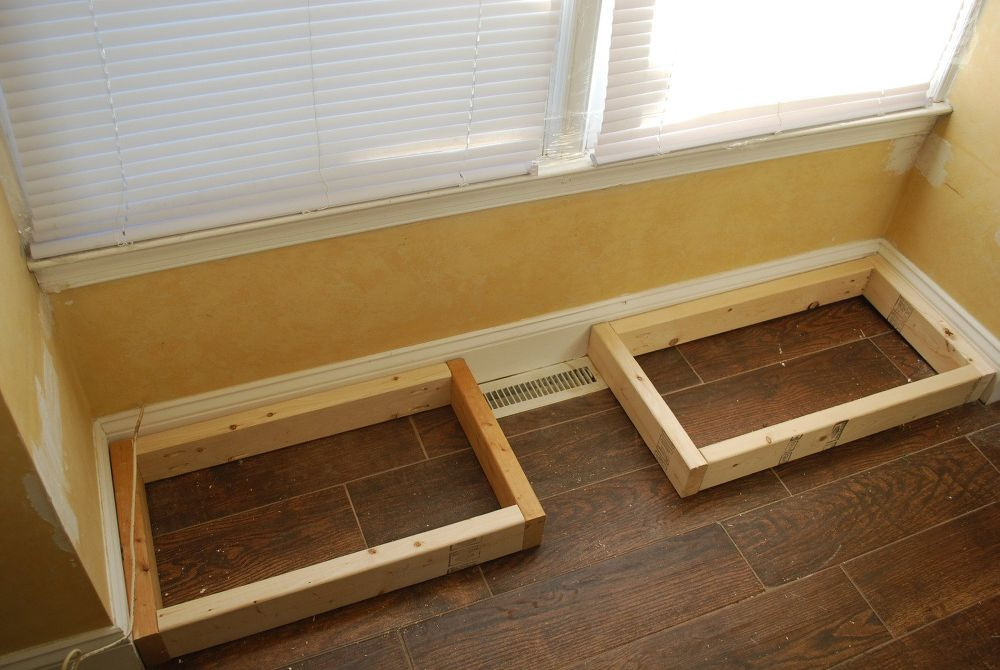 Window Bench Seats With Storage
 DIY Window Bench Seat With Drawer Storage