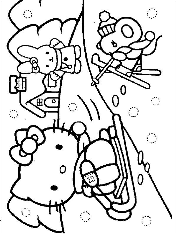 Winter Coloring Sheets For Kids
 Winter Coloring Pages 2018