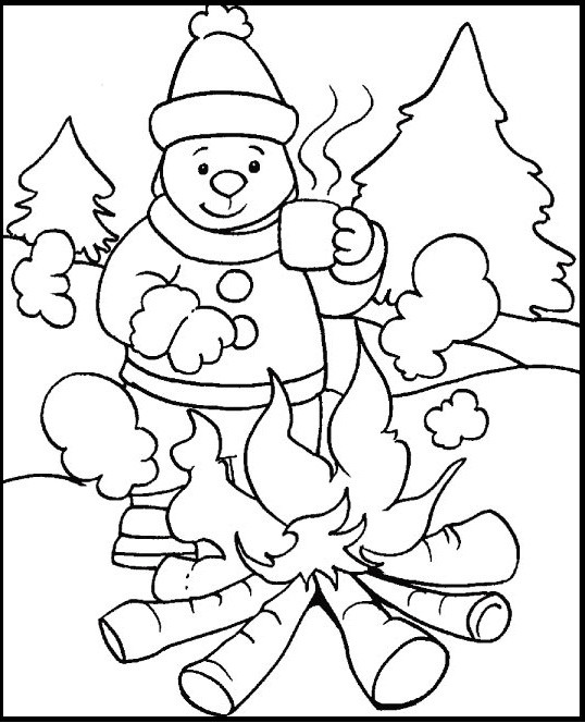 Winter Coloring Sheets For Kids
 Holiday And Seasonal Coloring Pages