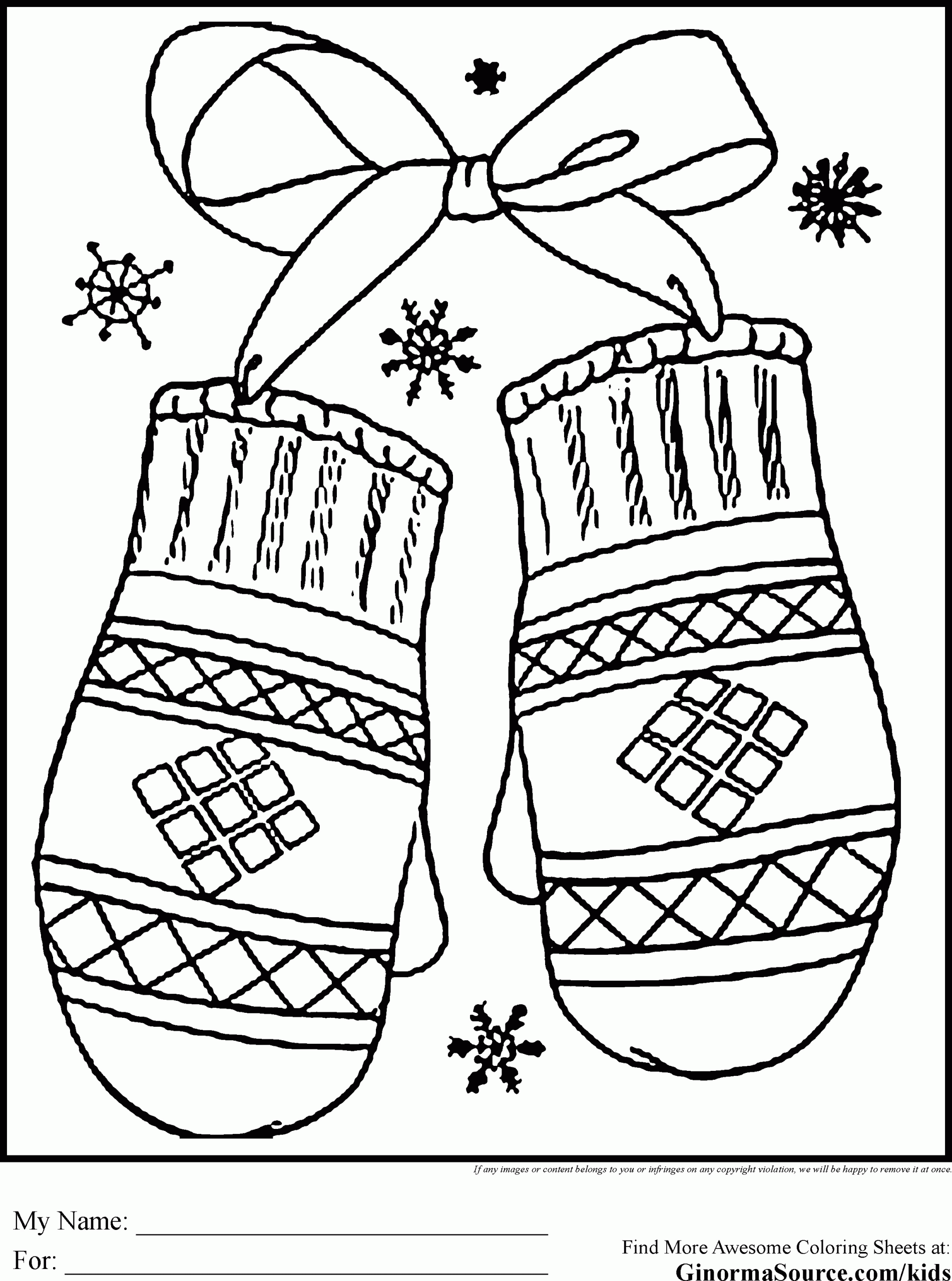 Winter Coloring Sheets For Kids
 Winter Season Coloring Pages