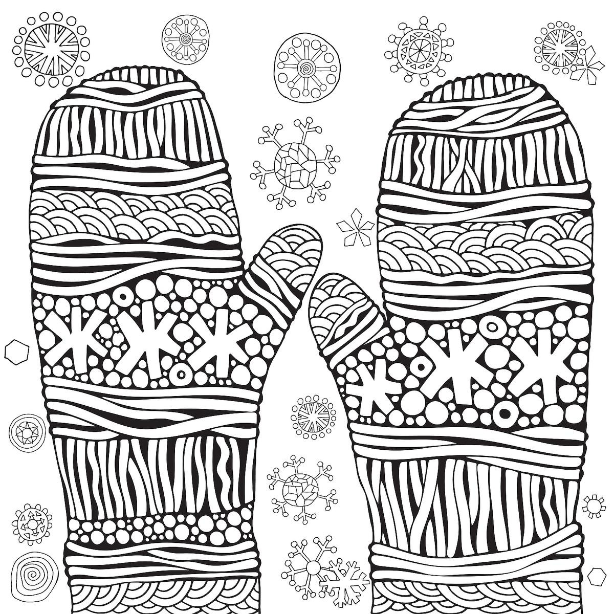 Winter Coloring Sheets For Kids
 Winter Puzzle & Coloring Pages Printable Winter Themed
