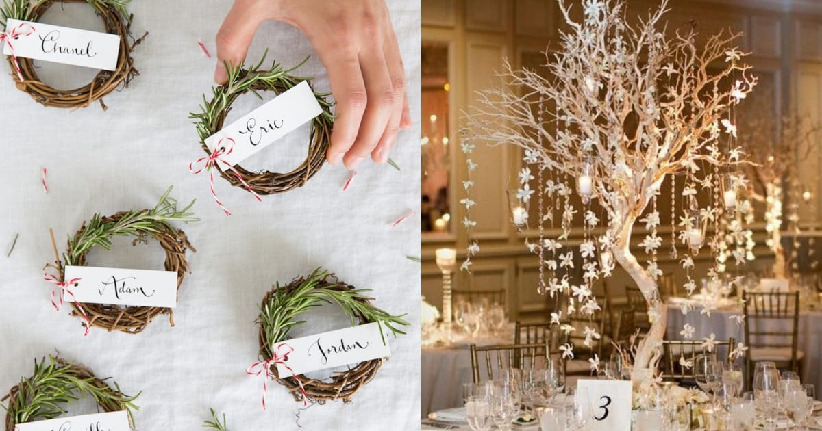 Winter DIY Decor
 15 DIY Winter Wedding Decor Ideas