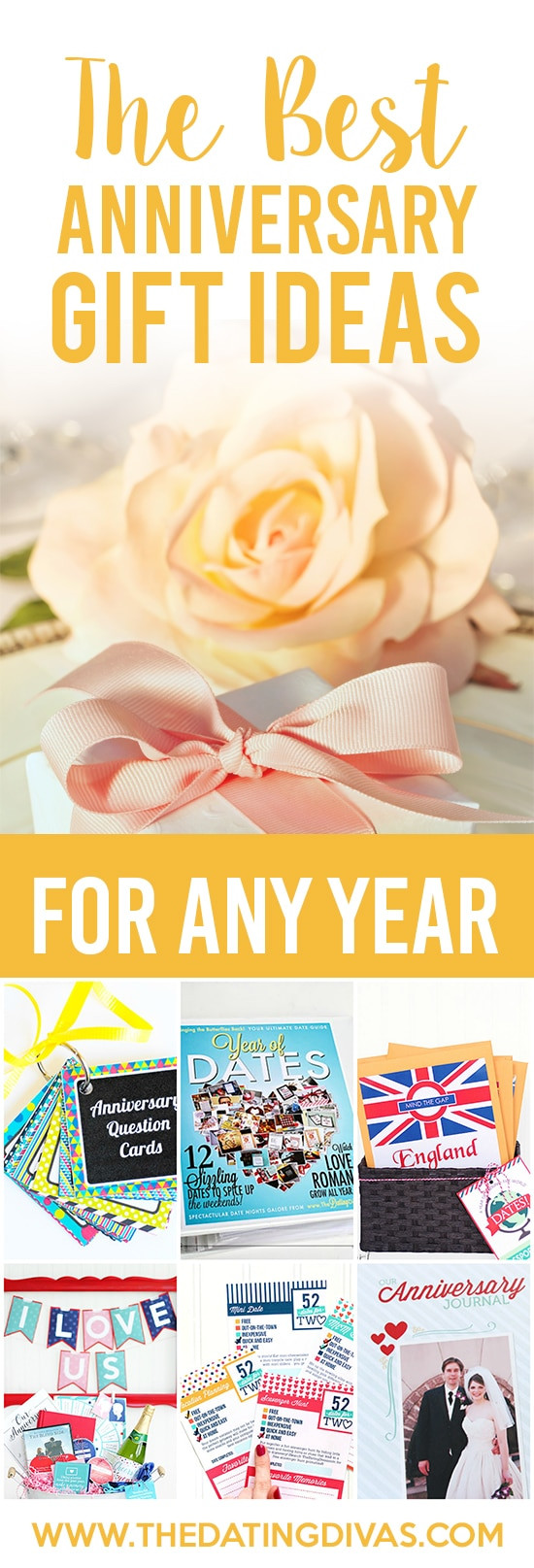 Women'S Anniversary Gift Ideas
 Anniversary Gifts By Year for Spouses From The Dating Divas