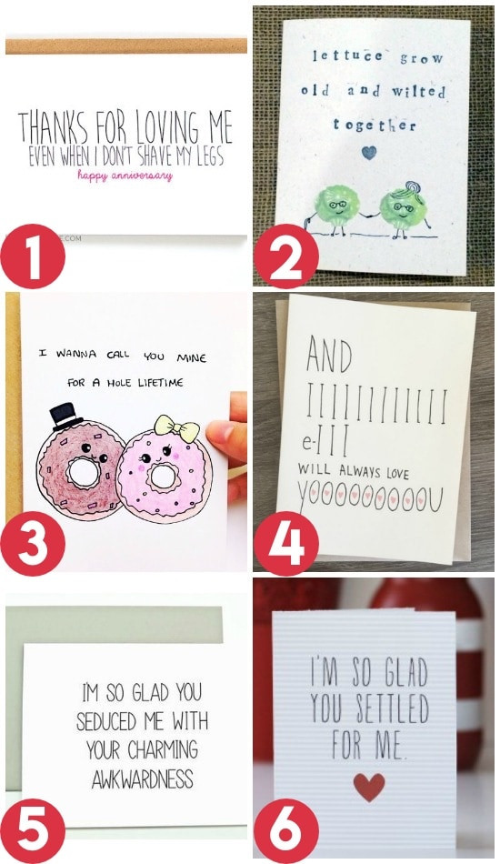 Women'S Anniversary Gift Ideas
 Funny Cards for Your Sweetheart The Dating Divas