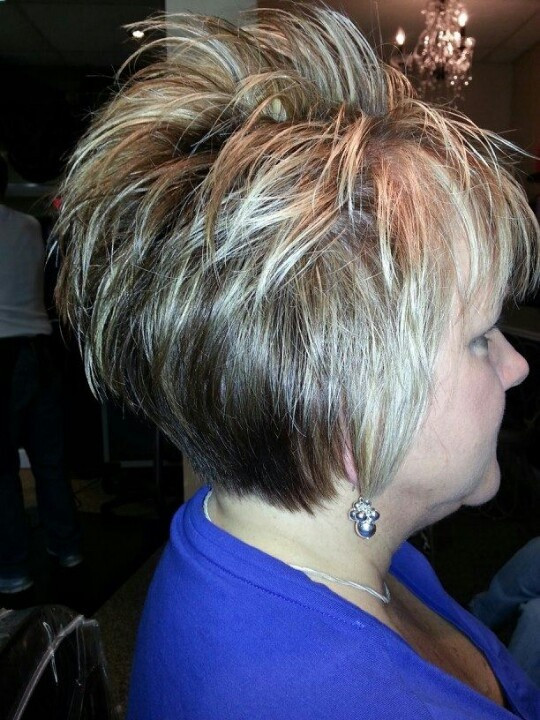 Women'S Short Stacked Haircuts
 Stack hair style ed it longer in the front tho