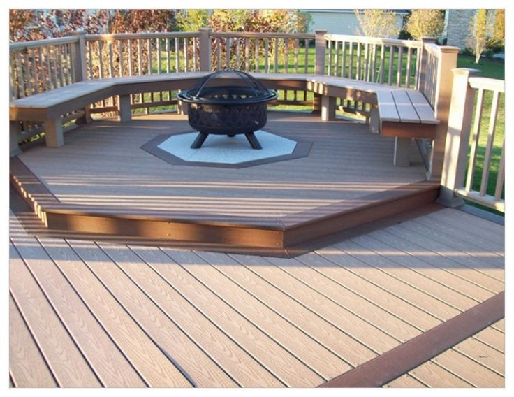Wood Deck Firepit
 Pin by David on My Home Design Ideas