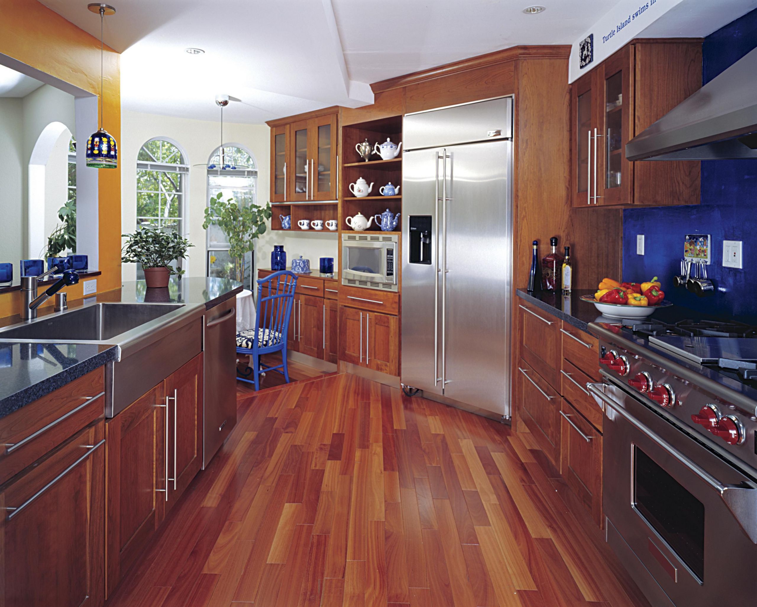Wood Floor Kitchens
 Hardwood Floor In a Kitchen Is This Allowed