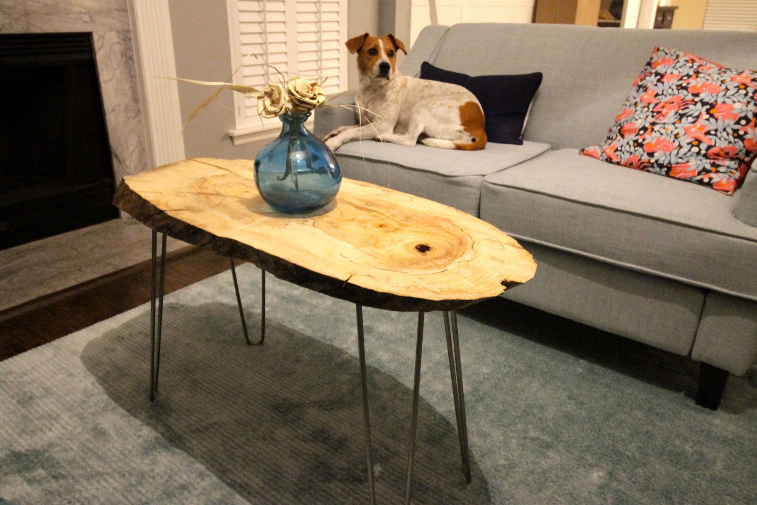 Wood Slab Coffee Table DIY
 DIY Live Edge Wood Slab Coffee Table Charleston Crafted
