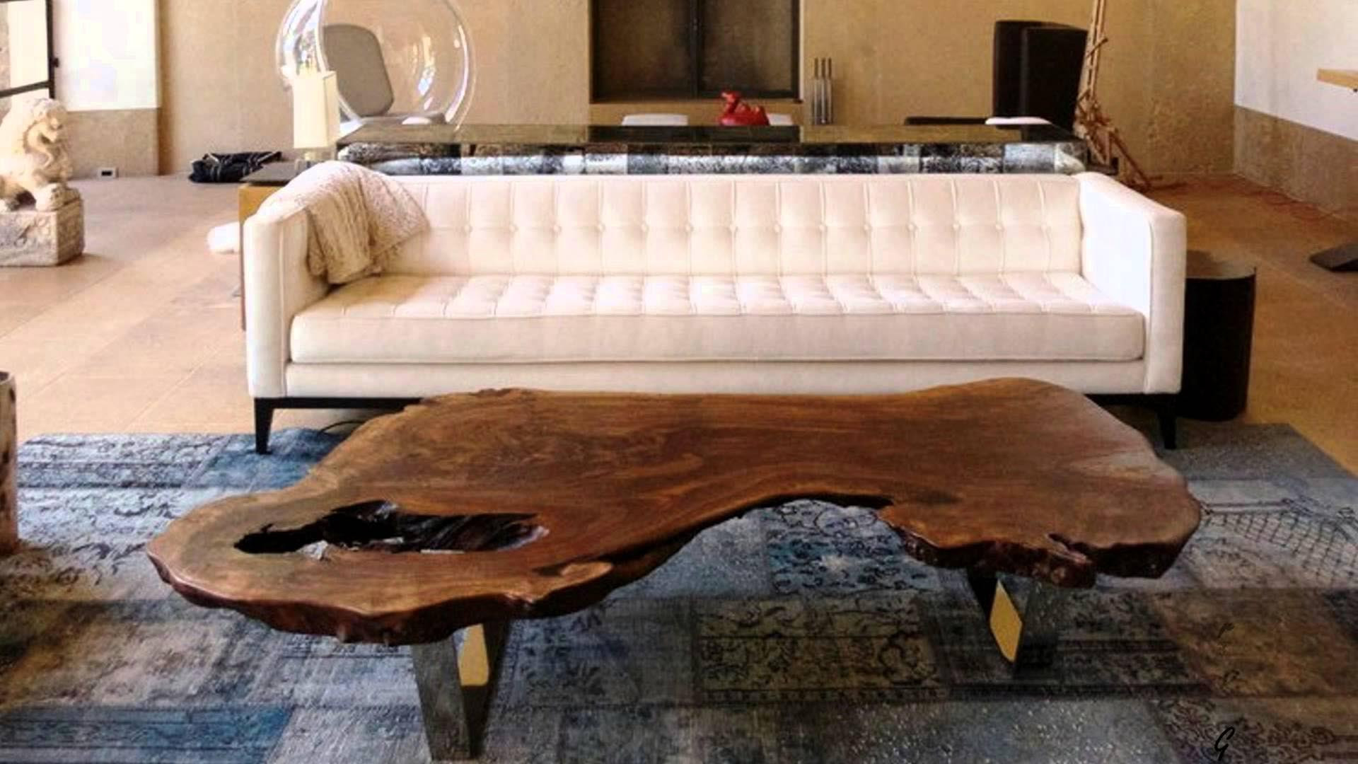 Wood Slab Coffee Table DIY
 Wood Slab Coffee Table DIY