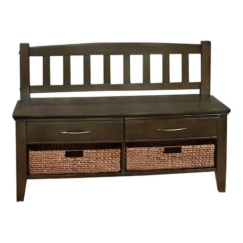 Wood Storage Bench With Drawers
 Simpli Home Williamsburg Wood Storage Entryway Bench with