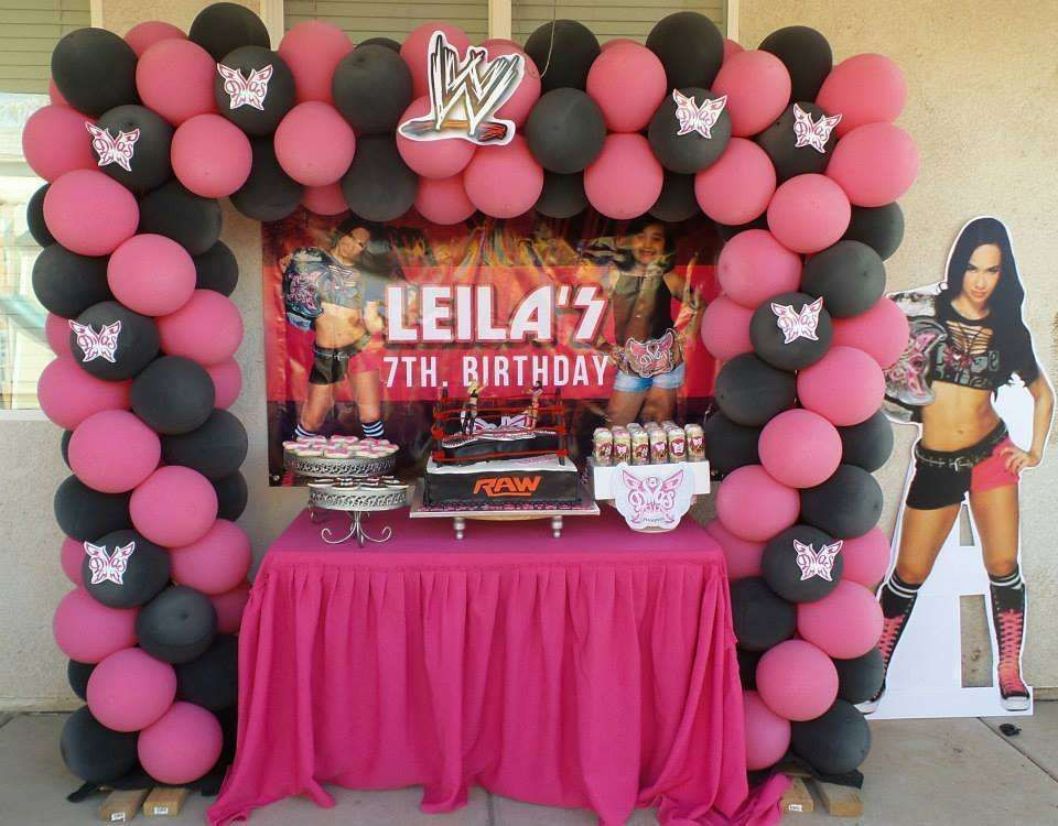 Wwe Birthday Decorations
 WWE Divas Birthday Birthday Party Ideas in 2019