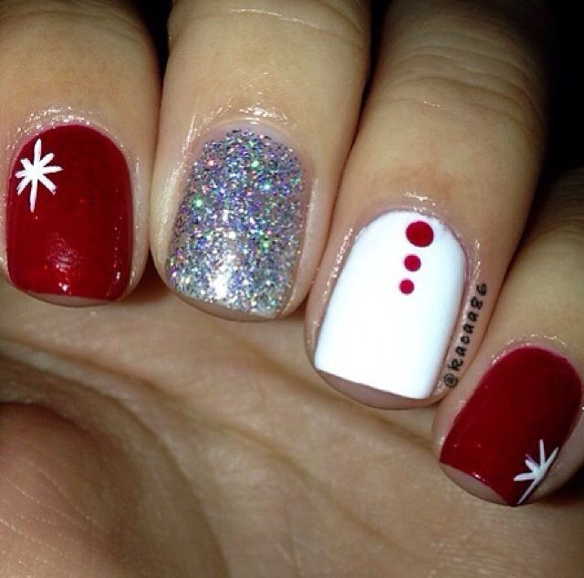 Xmas Nail Ideas
 christmas nails simple nails nail designs