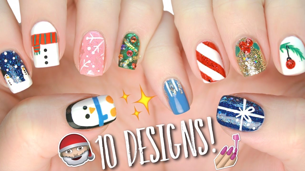 Xmas Nail Ideas
 10 Easy Nail Art Designs for Christmas The Ultimate Guide