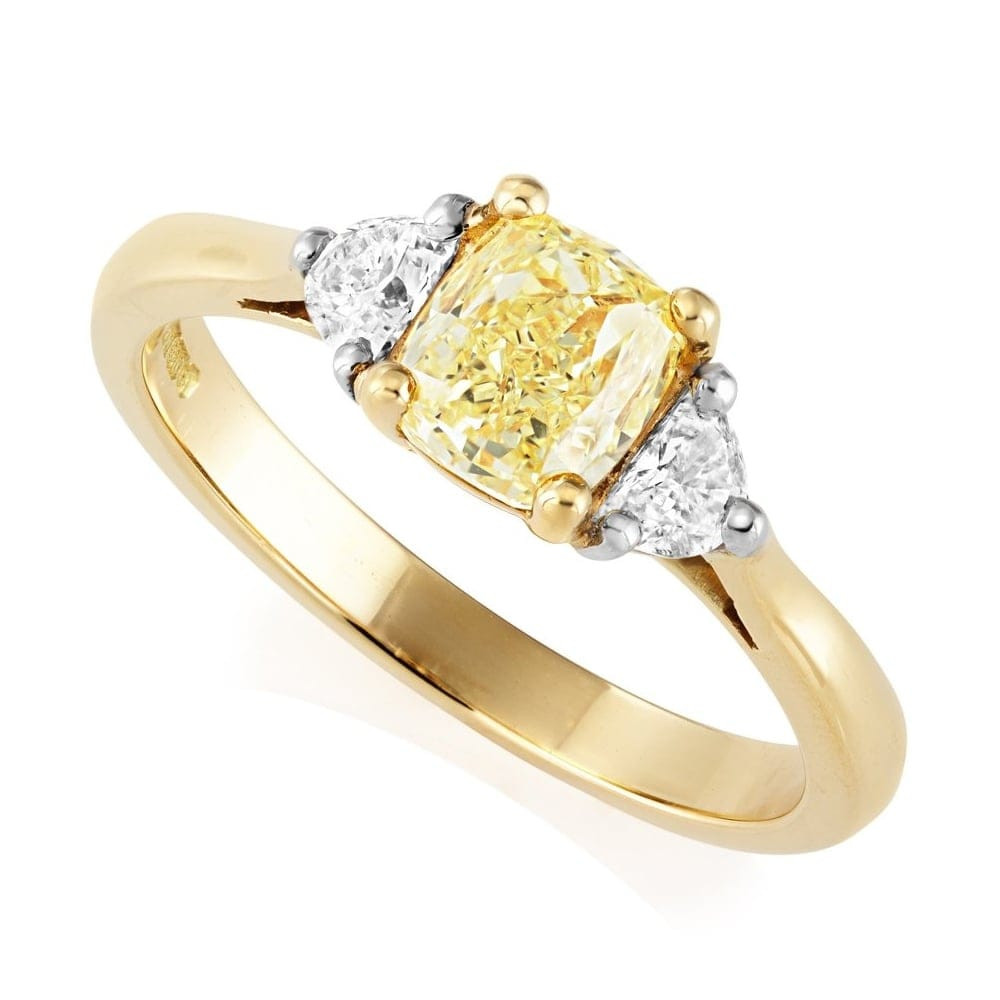 Yellow Diamond Rings
 Berry s 18ct Yellow Gold & Platinum Yellow GIA Certified