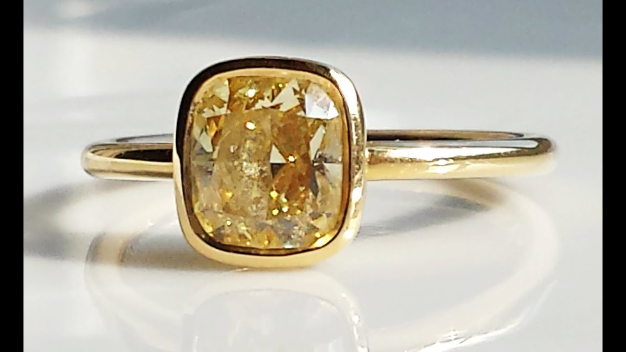 Yellow Diamond Rings
 Tiffany & Co Fancy Yellow 1 4ct Fancy Yellow Diamond