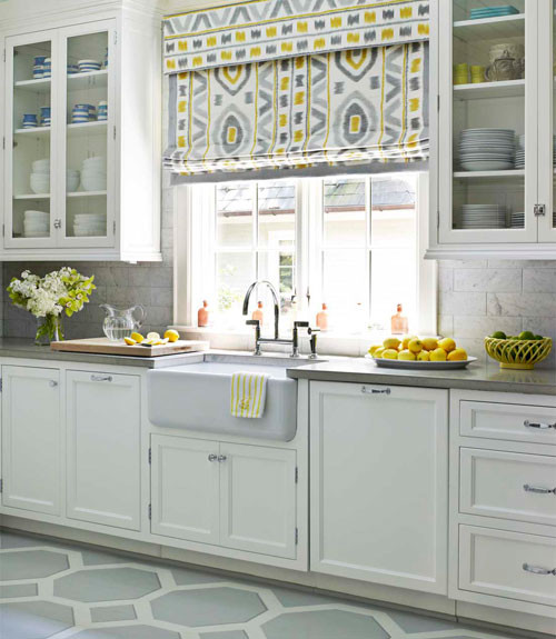 Yellow Kitchen Backsplash
 Yellow And Gray Backsplash Tiles Design Ideas