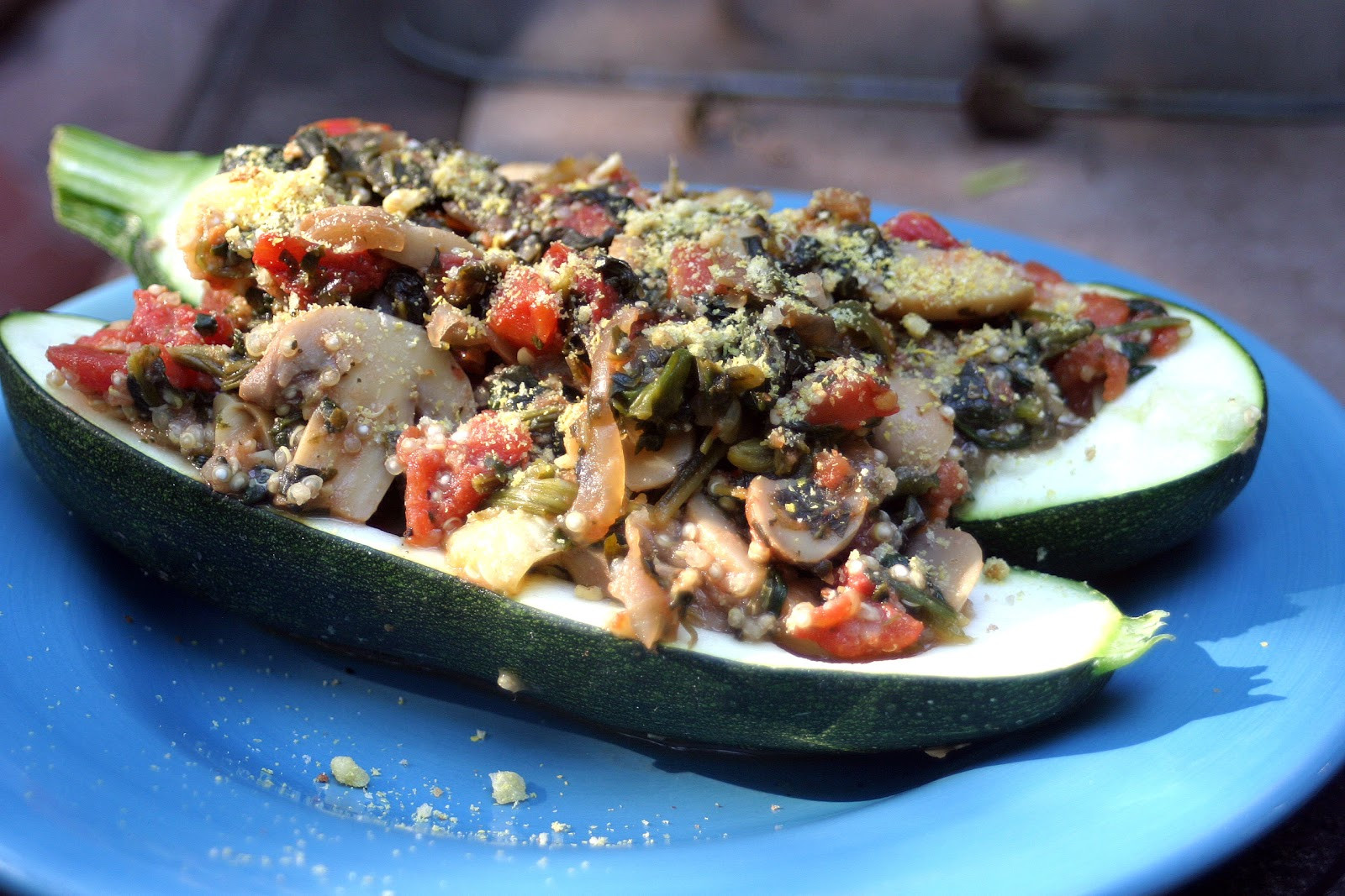 Zucchini Boat Recipes Vegetarian
 Zucchini Boats Vegan VeggieConverter