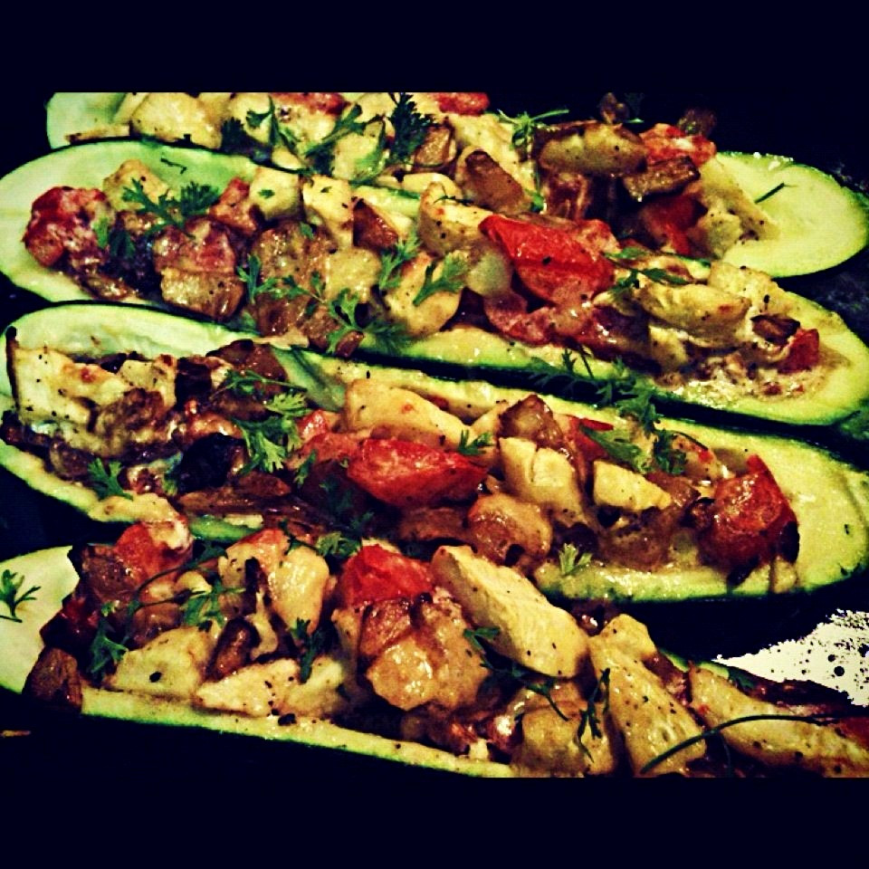 Zucchini Boat Recipes Vegetarian
 Easy Ve arian Recipes Stuffed Zucchini Boats