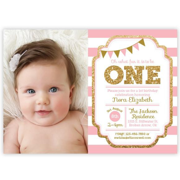 25 Best Ideas 1 Year Old Birthday Invitations – Home, Family, Style and ...