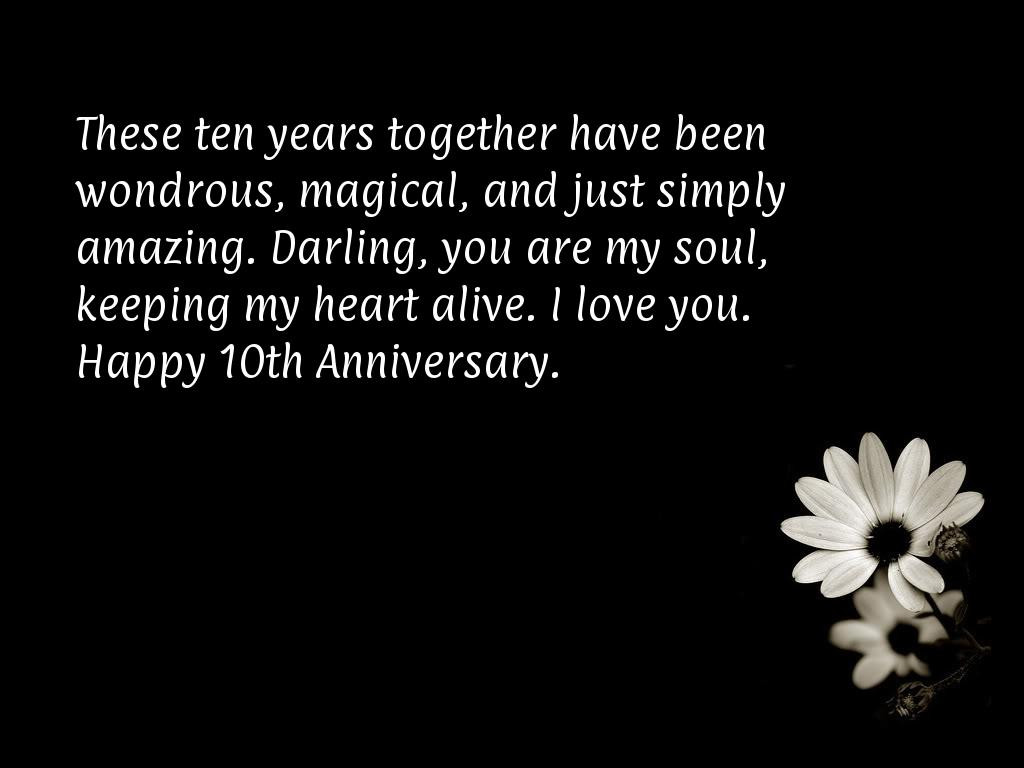 10 Year Wedding Anniversary Quotes
 10 Year Anniversary Quotes Funny QuotesGram