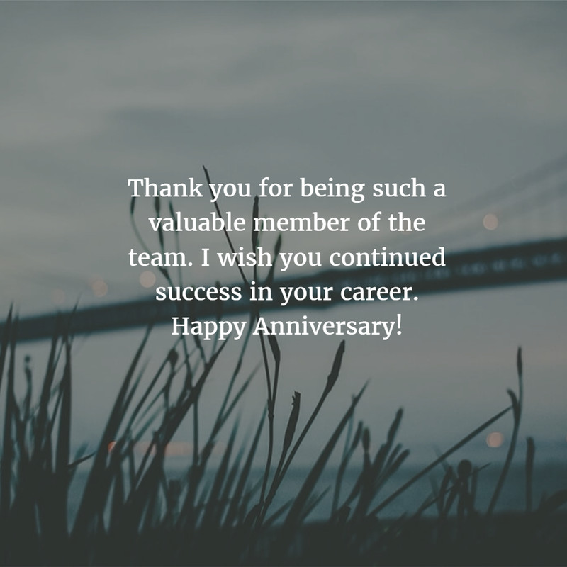 10 Year Work Anniversary Quotes
 Work Anniversary Quotes for 10 Years EnkiQuotes