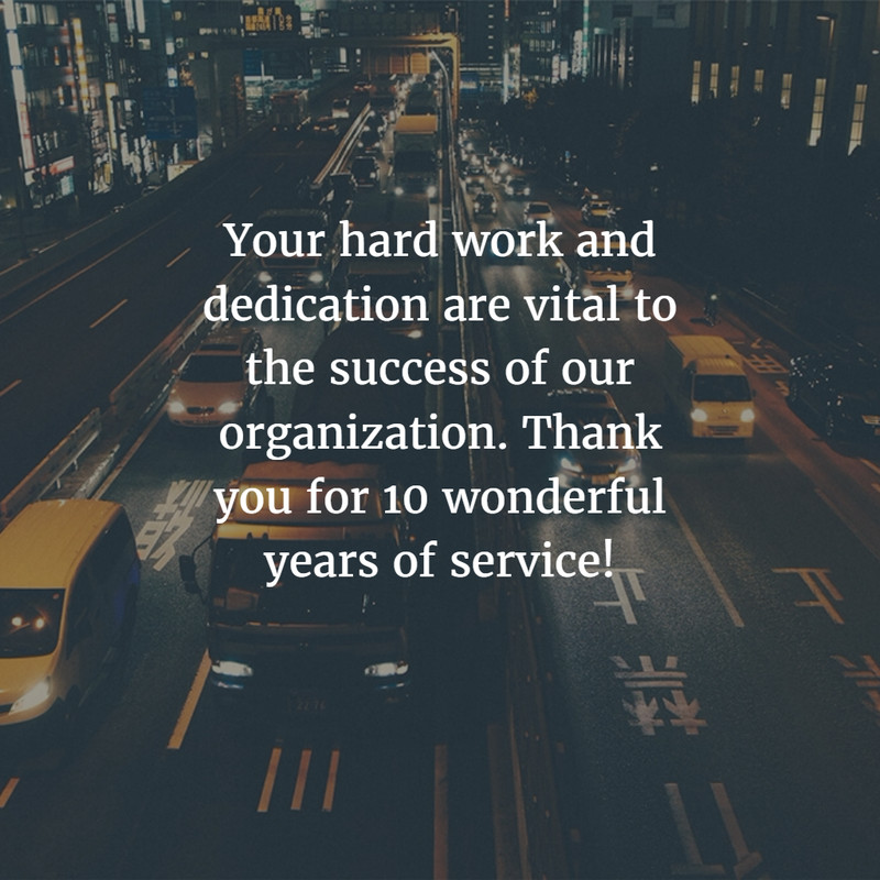 10 Year Work Anniversary Quotes
 Work Anniversary Quotes for 10 Years EnkiQuotes