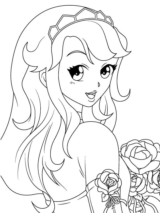 1000 Coloring Pages For Girls
 1000 images about Manga on Pinterest
