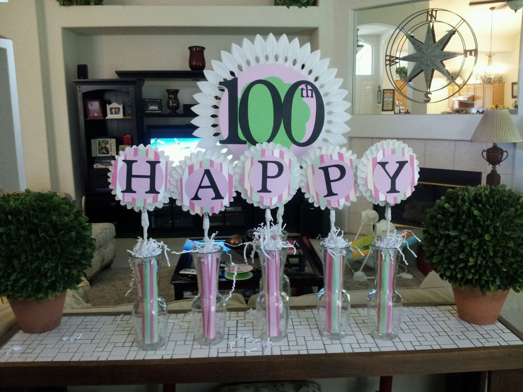 100th Birthday Decorations
 Cake Table Decoration for Grandma Esther s 100th Birthday