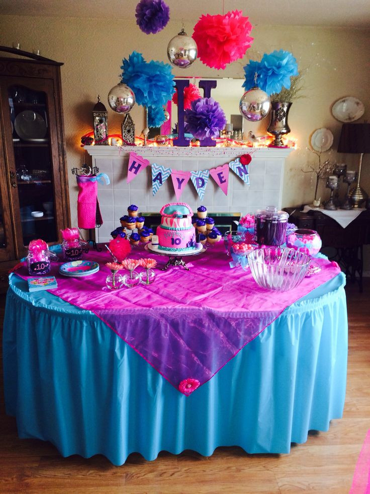 10Th Birthday Party Ideas Girl
 Girls 10th birthday party Party Ideas in 2019