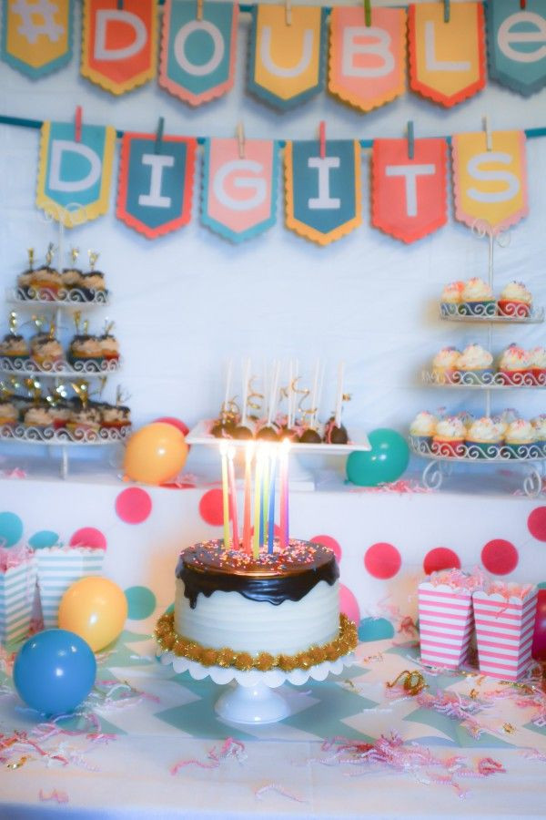 10Th Birthday Party Ideas Girl
 DoubleDigits A 10th Birthday Party