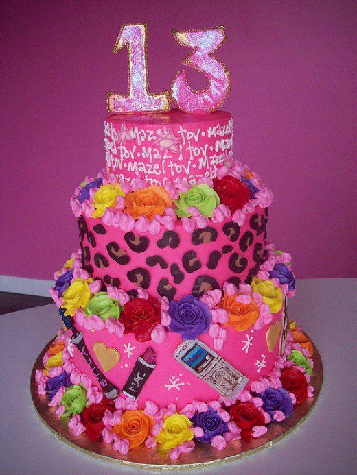 13 Year Old Girl Birthday Party
 13 year old girl birthday cake ideas 520×693