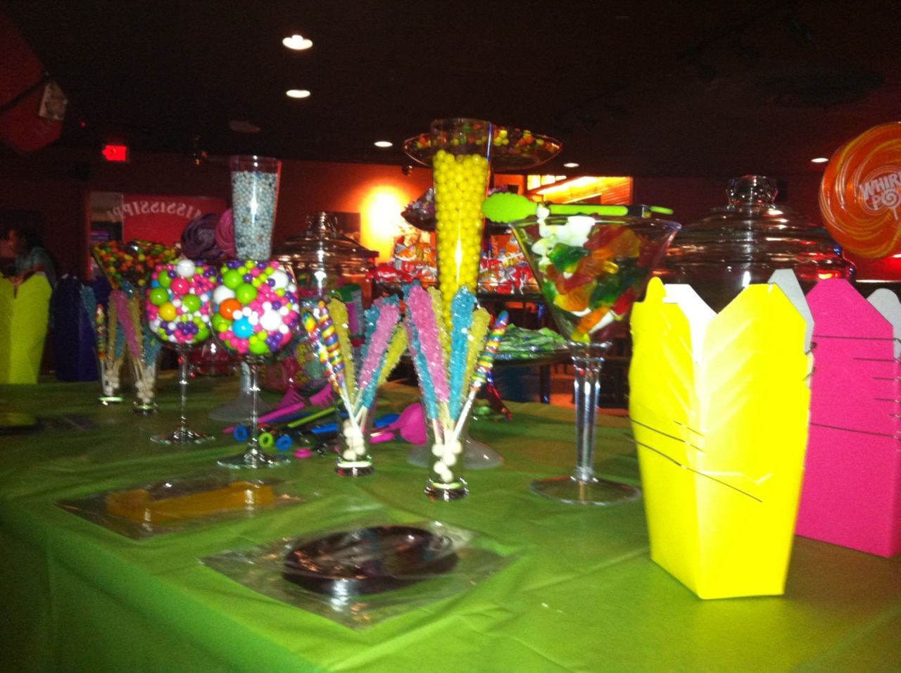 13 Year Old Girl Birthday Party
 Candy Bar for 13 year old birthday party