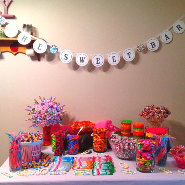 13Th Birthday Gift Ideas For Girl
 Candy buffet for girls 13th birthday