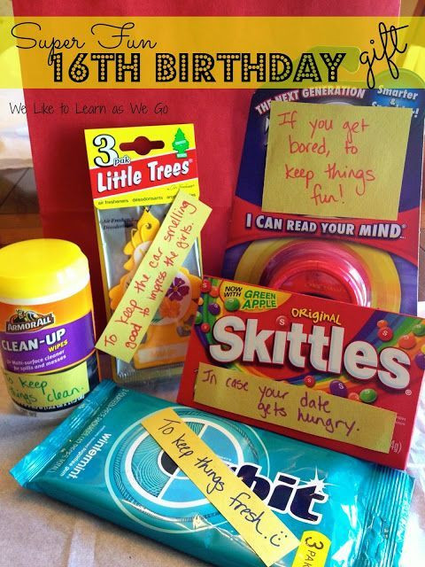 16Th Birthday Gift Ideas For Best Friends
 Fun t idea for your favorite 16 year old