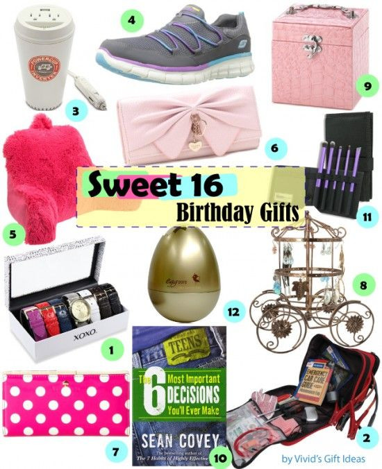 16Th Birthday Gift Ideas Girls
 Gift Ideas for Girls Sweet 16 Birthday