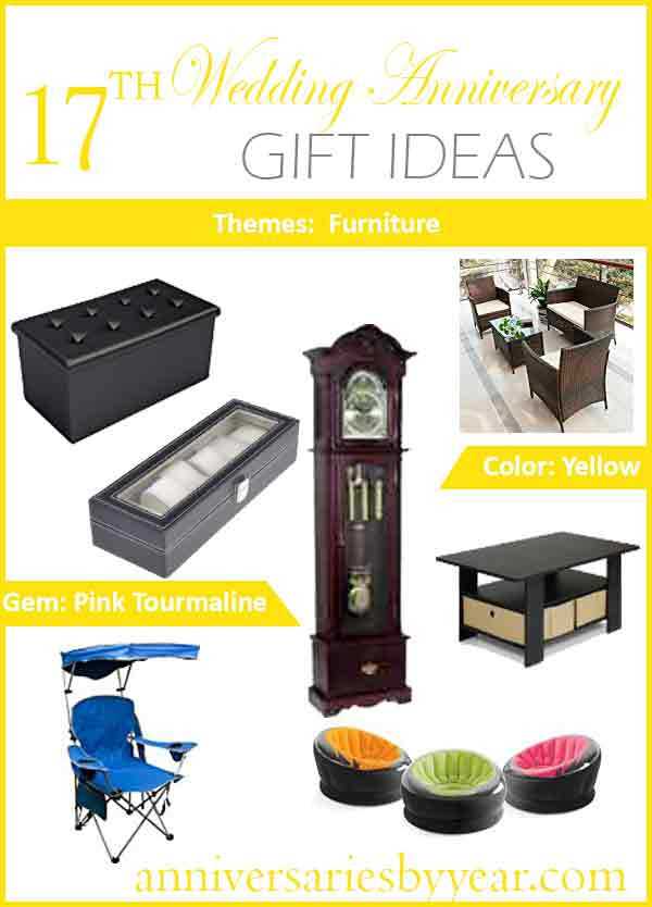 17 Year Anniversary Gift Ideas
 17th Anniversary Seventeenth Wedding Anniversary Gift Ideas
