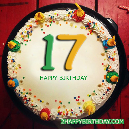 17 Year Old Boy Birthday Party Ideas
 17th Birthday Cake With Name Editor 2HappyBirthday