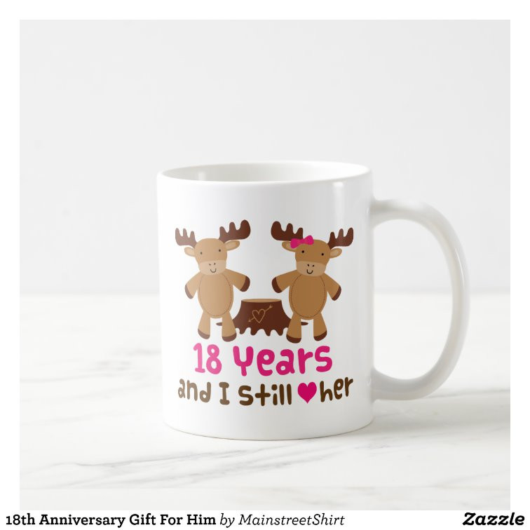 18 Year Anniversary Gift Ideas For Him
 18th Anniversary Gift For Him Coffee Mug