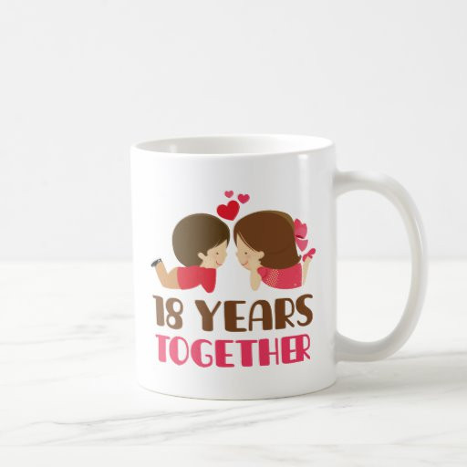 18 Year Wedding Anniversary Gift Ideas For Her
 18th Anniversary Gift For Her Coffee Mugs