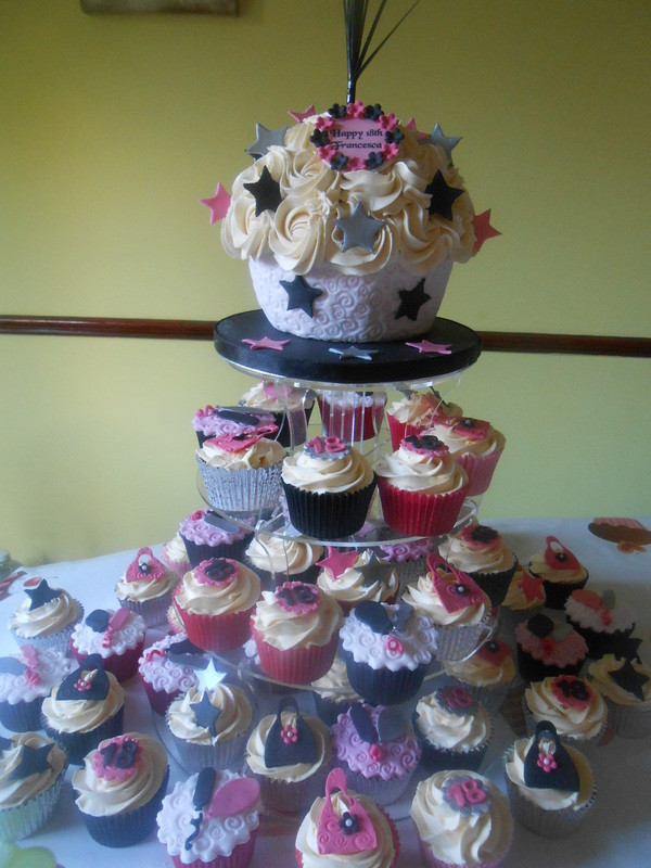 18Th Birthday Cake
 18th Birthday cupcakes Tracy s T Cakes