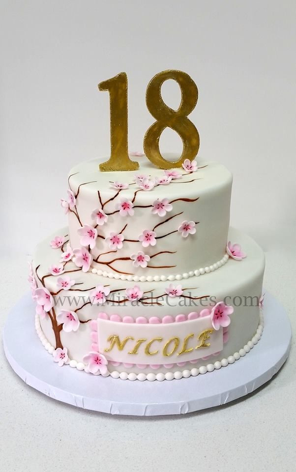 18Th Birthday Cake
 Pin on Cakes