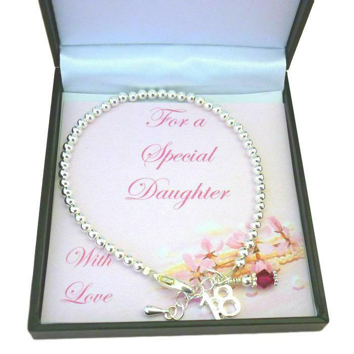 18Th Birthday Gift Ideas For Daughter
 18th Birthday Gift Birthstone Bracelet Gift for Daughter