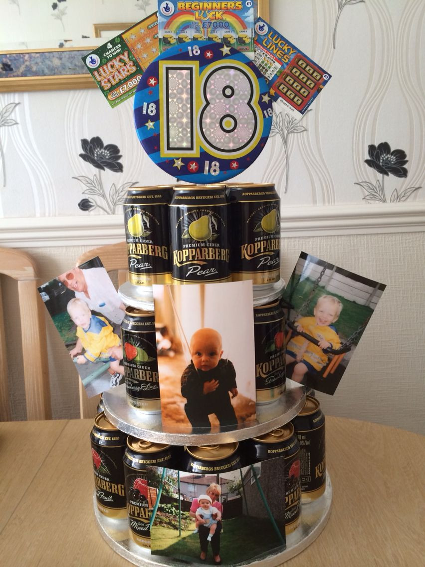 18Th Birthday Gift Ideas For Him
 18th birthday cider cake I made for my son K1