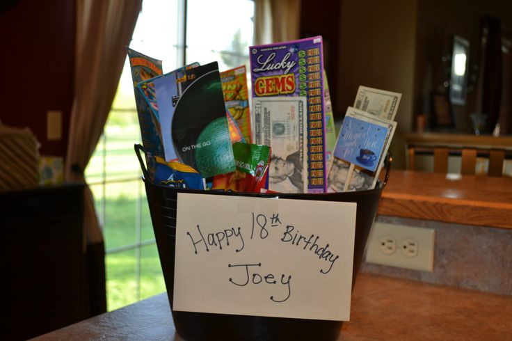 18Th Birthday Gift Ideas For Son
 A t for my son on his 18th Birthday It is a mix of