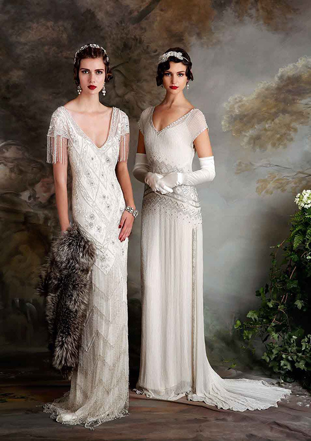1920s Inspired Wedding Dresses
 Eliza Jane Howell wedding dresses Roaring 1920s Style