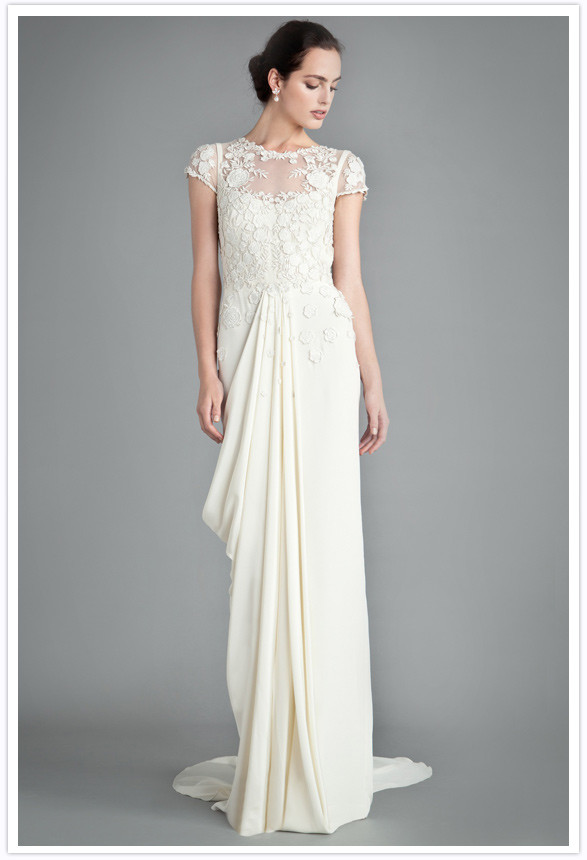 1920s Inspired Wedding Dresses
 1920 s Style Wedding Dress