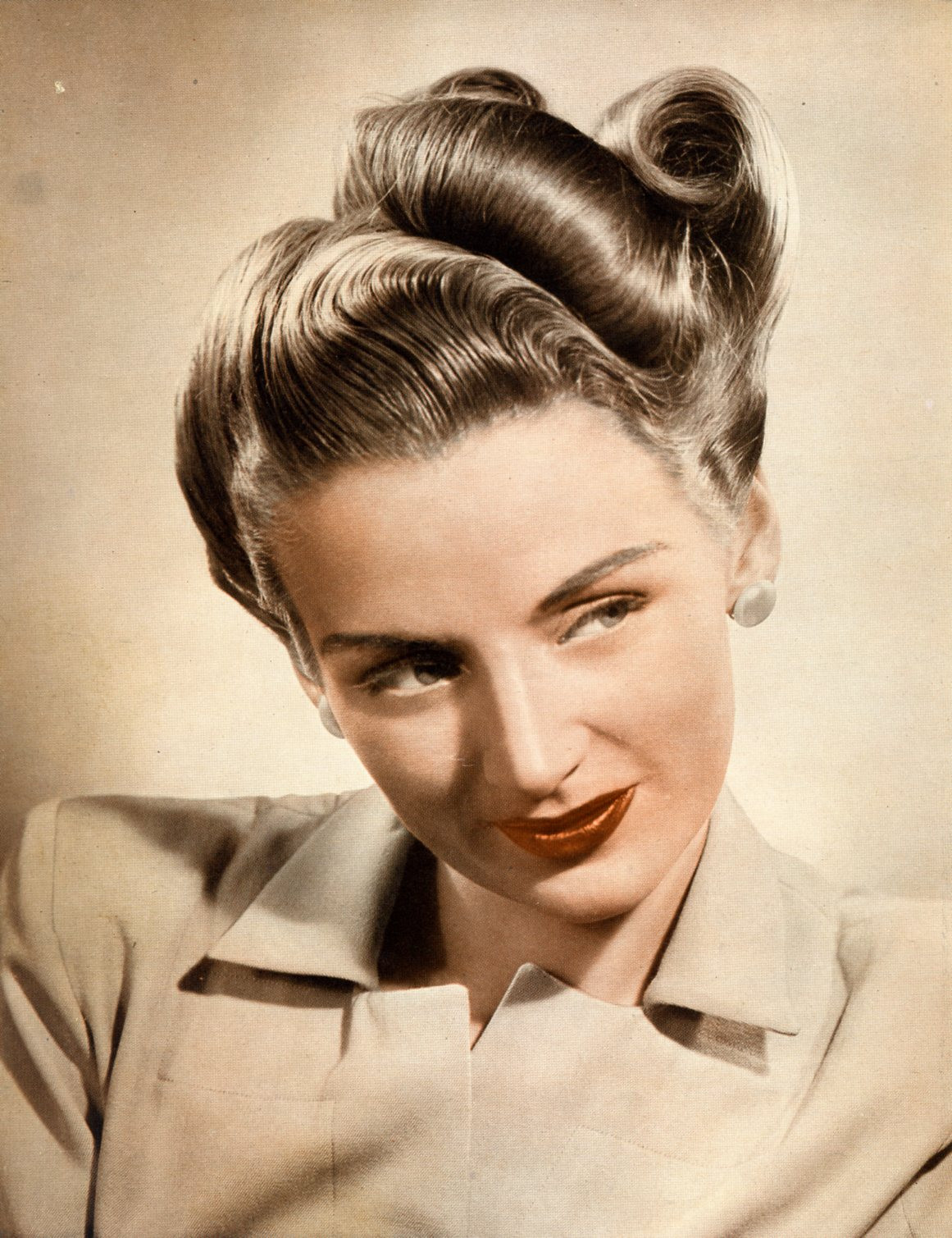1940S Hairstyles For Long Hair
 Beauty is a thing of the past Be Exact in Building Pin Curls
